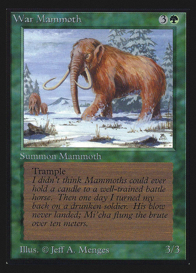 War Mammoth 「CEI/228」「EN」