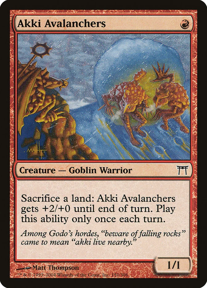 Akki Avalanchers 「CHK/151」「EN」