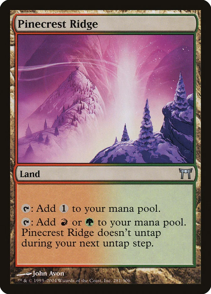 Pinecrest Ridge 「CHK/281」「EN」