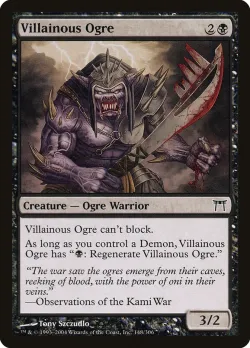 Villainous Ogre #148 · Magic: The Gathering