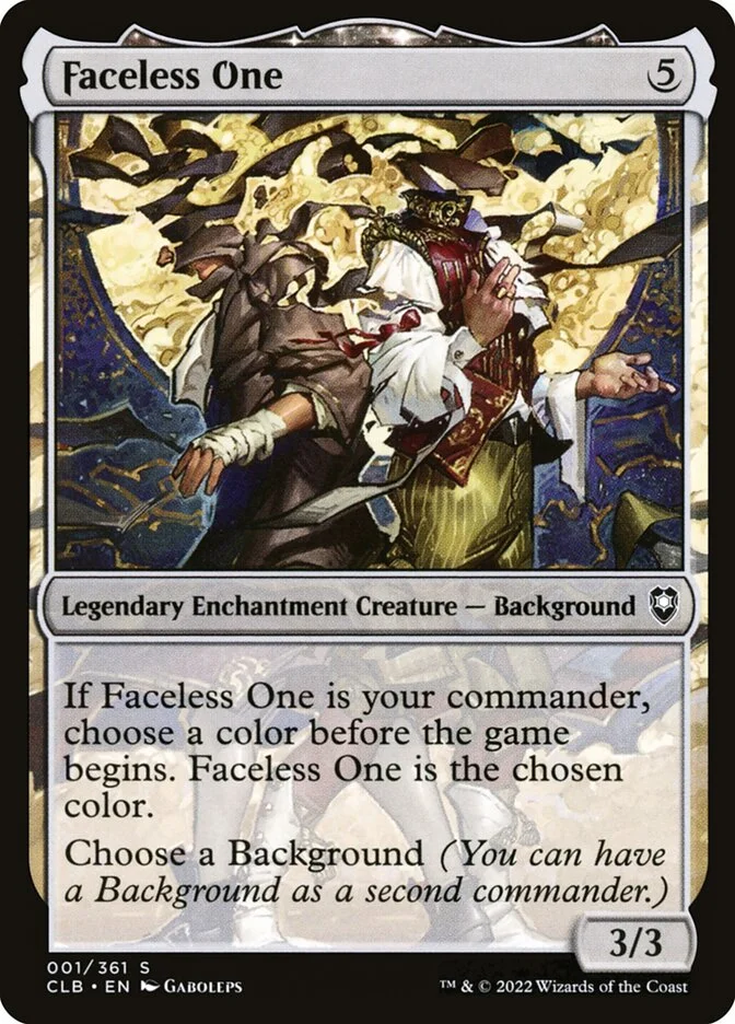 Faceless One 「CLB/1」「EN」