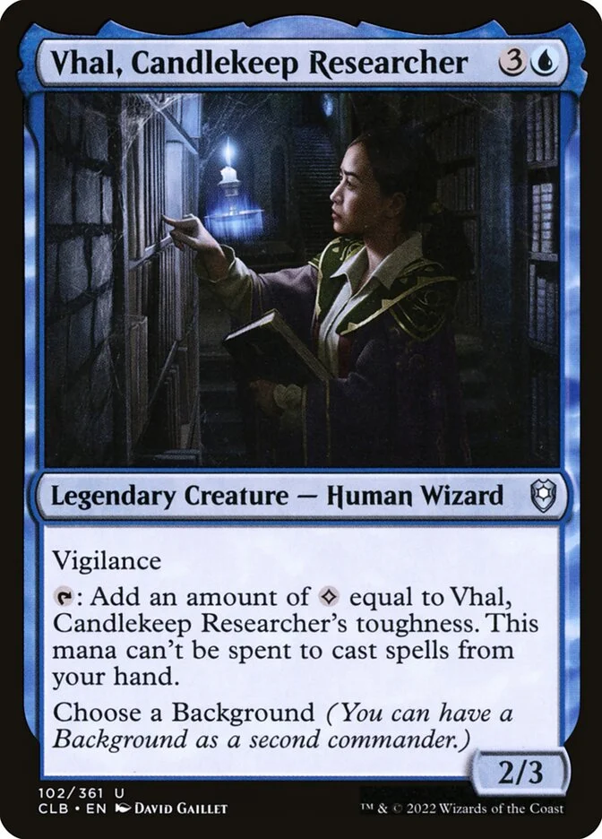 Vhal, Candlekeep Researcher 「CLB/102」「EN」