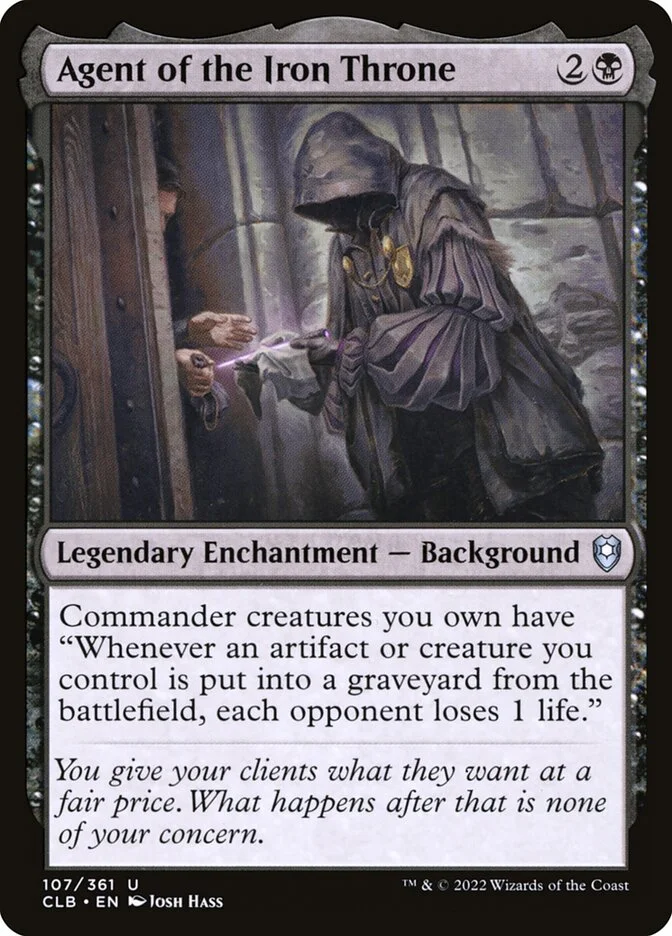 Agent of the Iron Throne 「CLB/107」「EN」