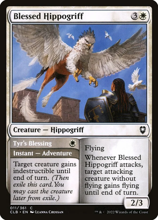 Blessed Hippogriff // Tyr's Blessing 「CLB/11」「EN」
