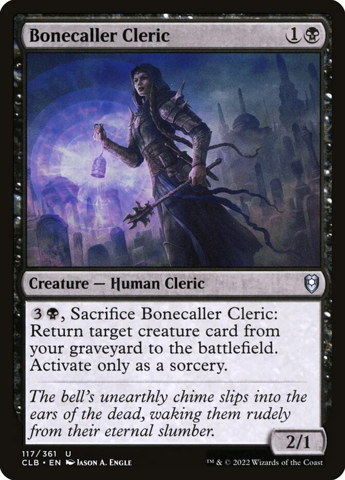 Bonecaller Cleric 「CLB/117」「EN」