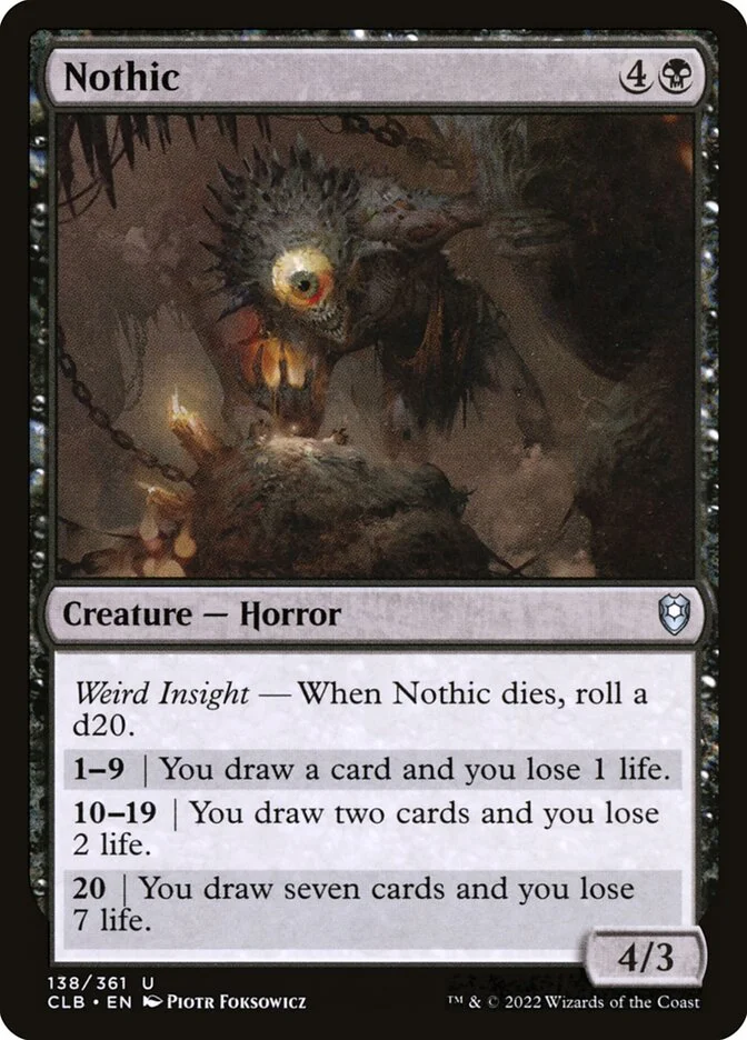Nothic 「CLB/138」「EN」