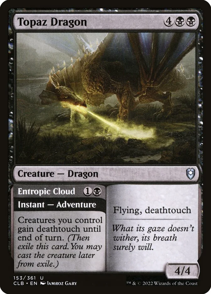 Topaz Dragon // Entropic Cloud 「CLB/153」「EN」