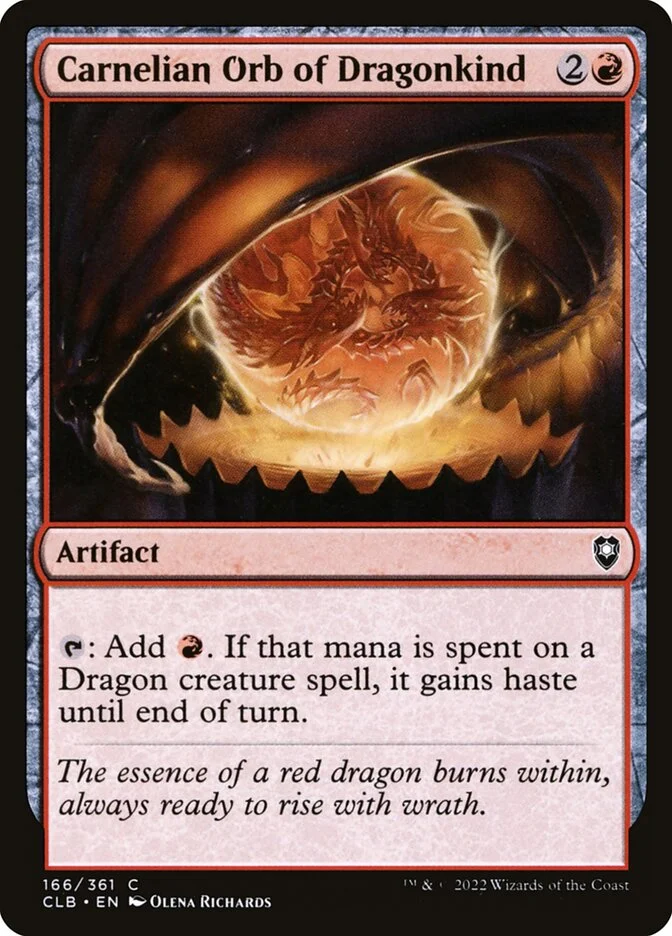 Carnelian Orb of Dragonkind 「CLB/166」「EN」