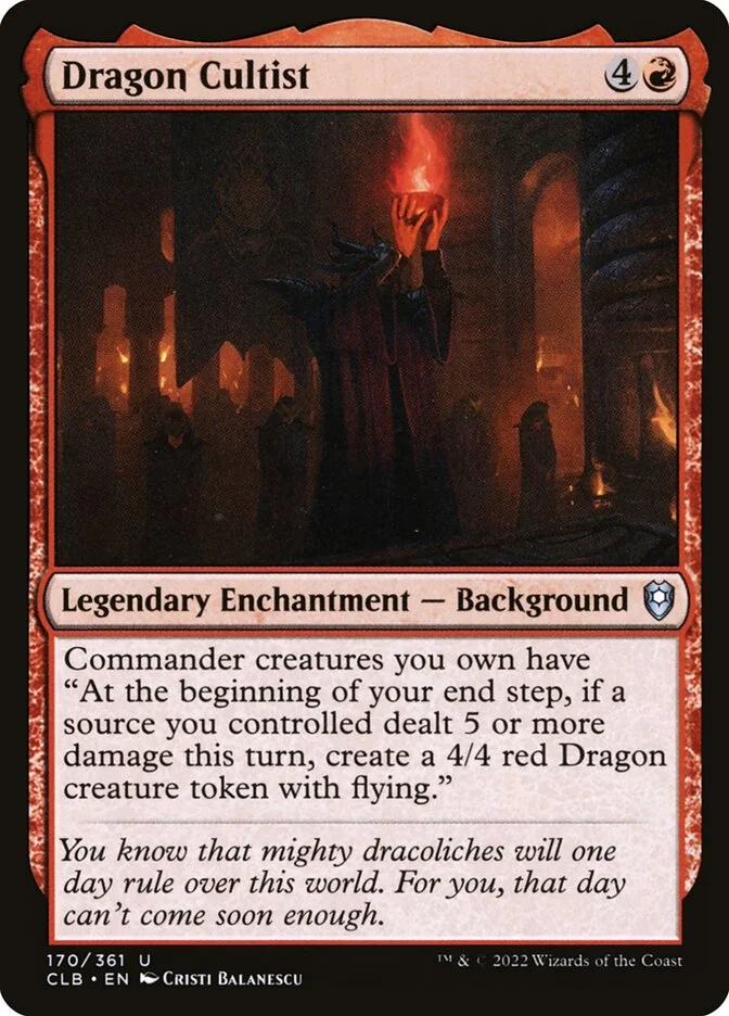 Dragon Cultist 「CLB/170」「EN」