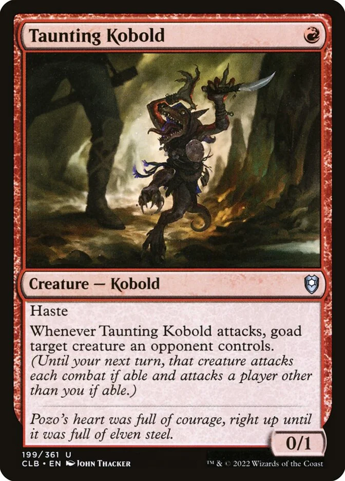 Taunting Kobold 「CLB/199」「EN」