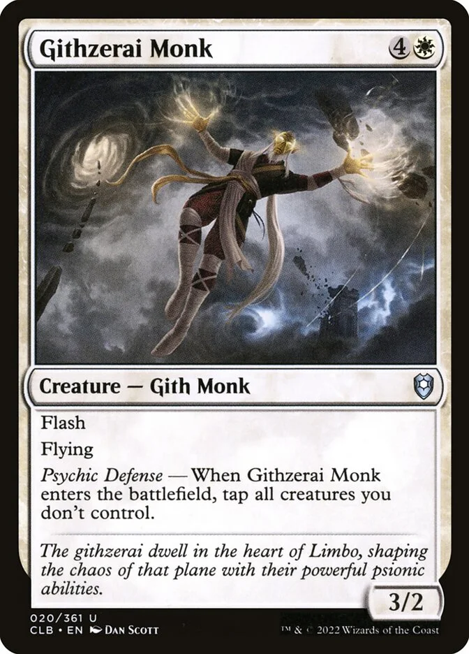 Githzerai Monk 「CLB/20」「EN」