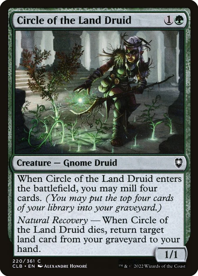 Circle of the Land Druid 「CLB/220」「EN」