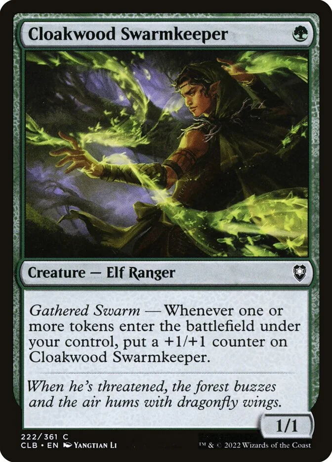 Cloakwood Swarmkeeper 「CLB/222」「EN」