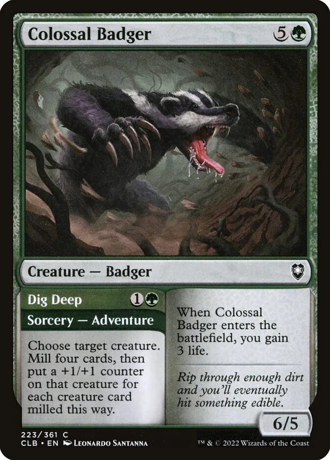 Colossal Badger // Dig Deep 「CLB/223」「EN」
