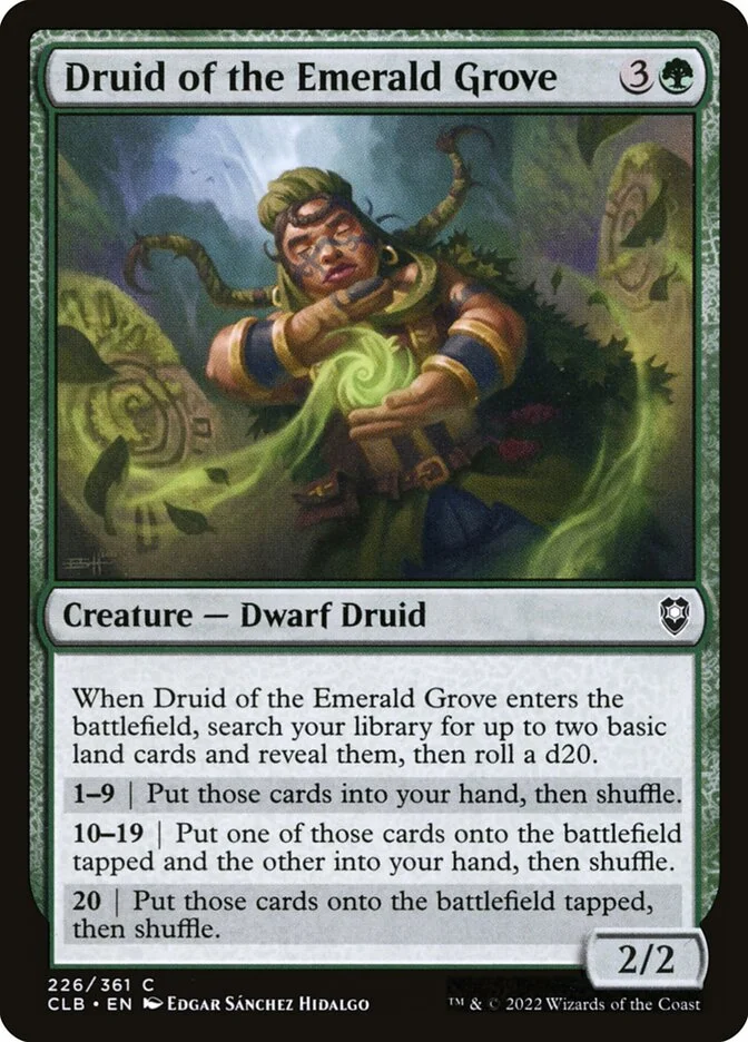 Druid of the Emerald Grove 「CLB/226」「EN」