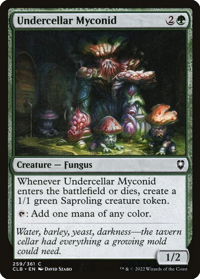 Undercellar Myconid 「CLB/259」「EN」