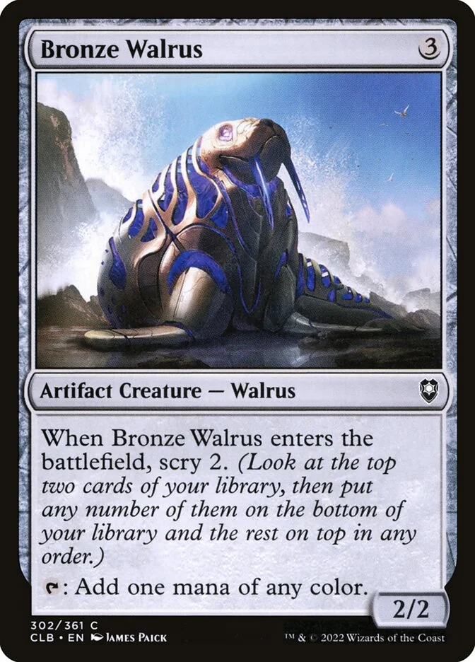 Bronze Walrus 「CLB/302」「EN」