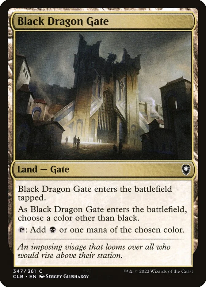 Black Dragon Gate 「CLB/347」「EN」