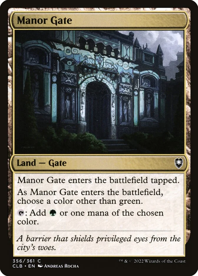 Manor Gate 「CLB/356」「EN」