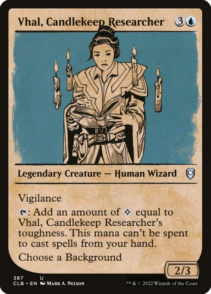 Vhal, Candlekeep Researcher 「CLB/387」「EN」