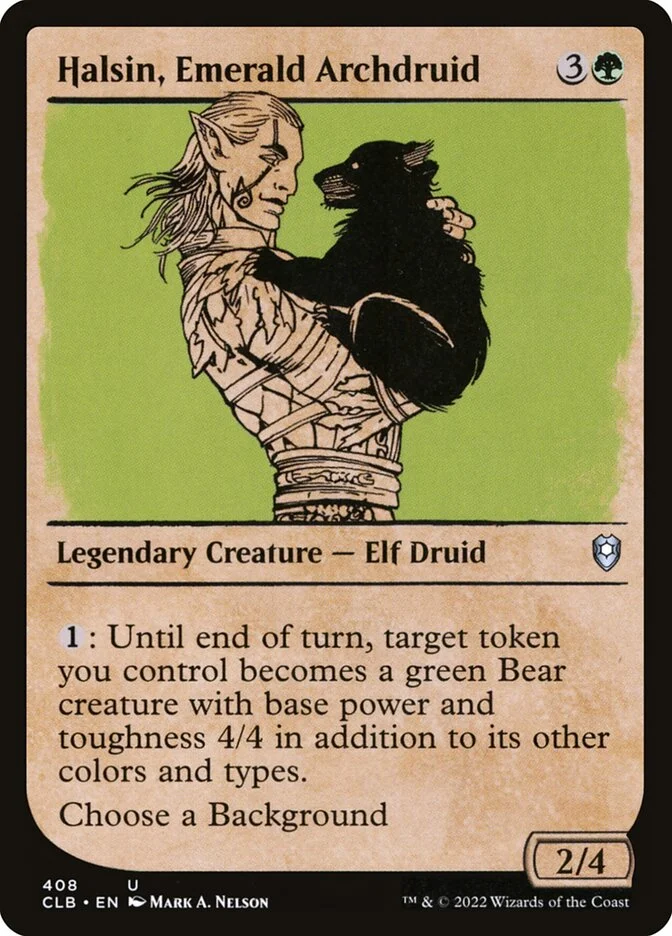 Halsin, Emerald Archdruid 「CLB/408」「EN」