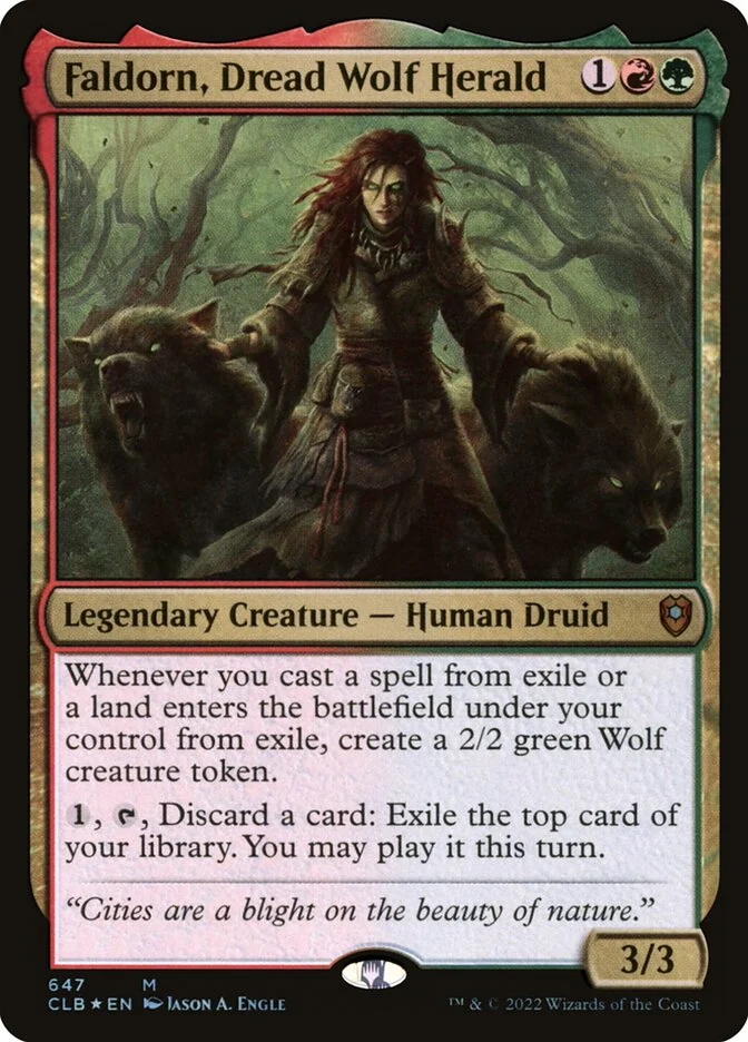 Faldorn, Dread Wolf Herald 「CLB/647」「EN」