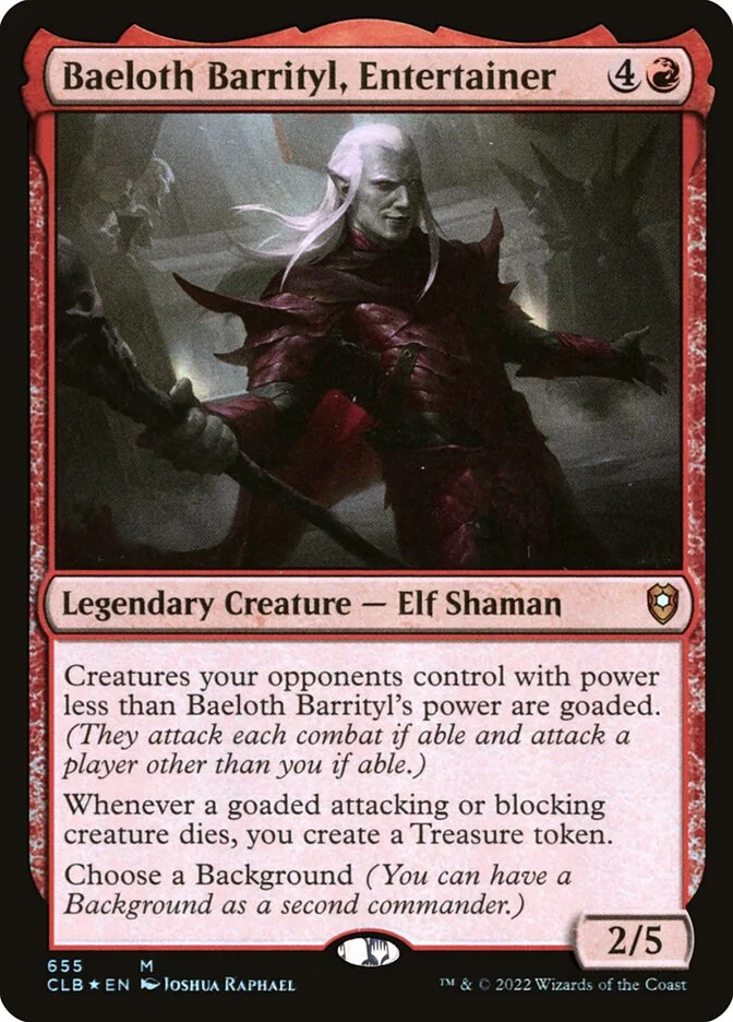 Baeloth Barrityl, Entertainer 「CLB/655」「EN」