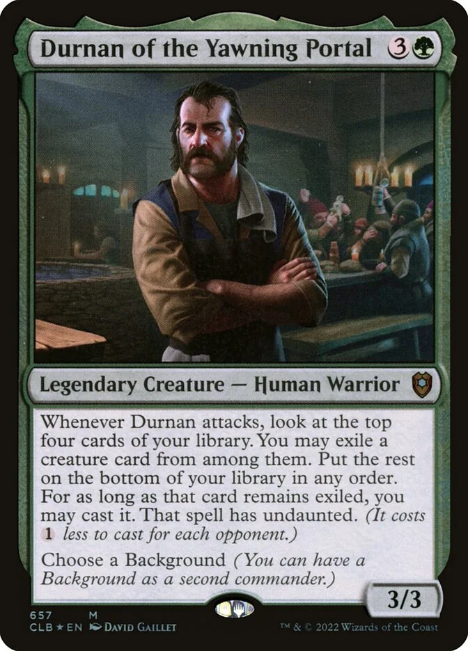Durnan of the Yawning Portal 「CLB/657」「EN」