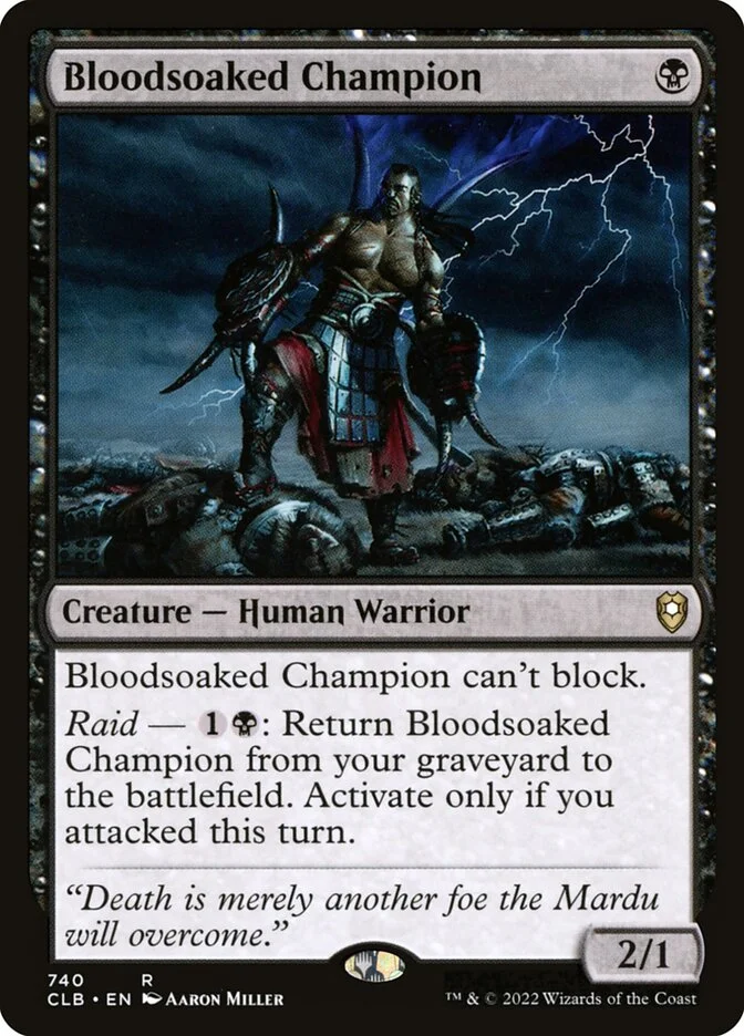 Bloodsoaked Champion 「CLB/740」「EN」