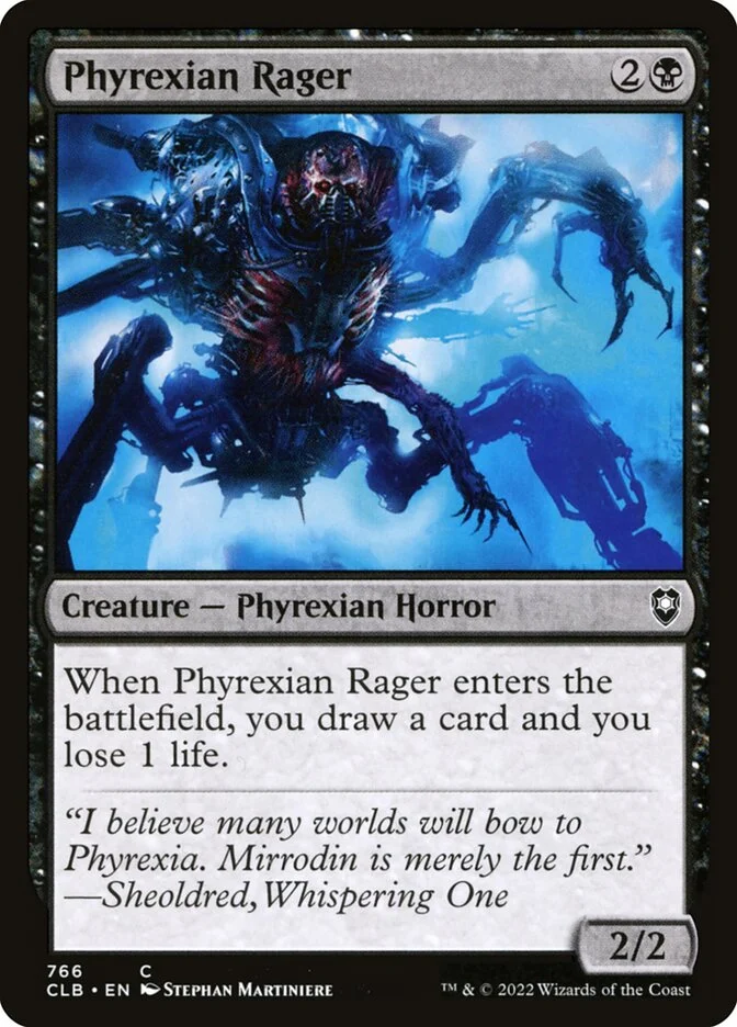 Phyrexian Rager 「CLB/766」「EN」