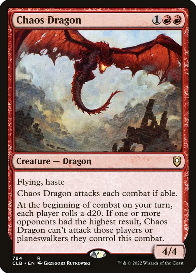 Chaos Dragon 「CLB/784」「EN」