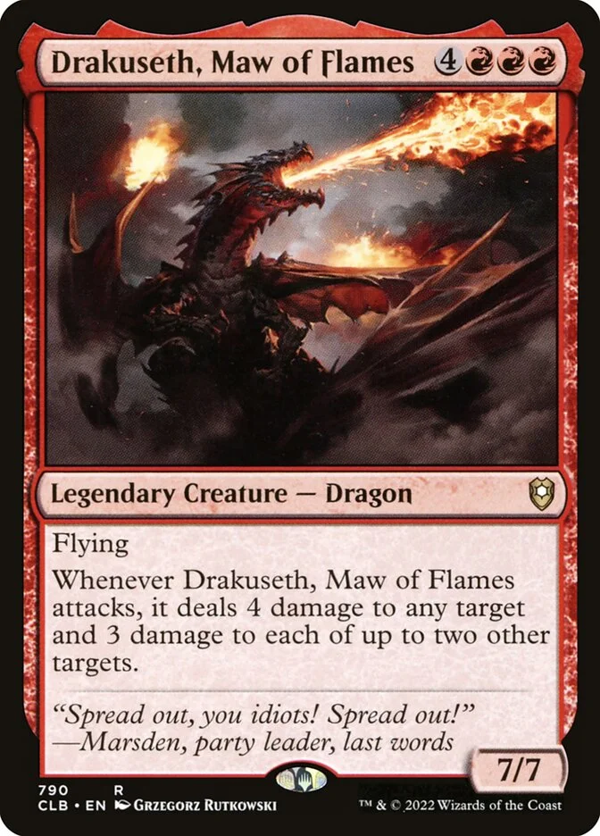 Drakuseth, Maw of Flames 「CLB/790」「EN」