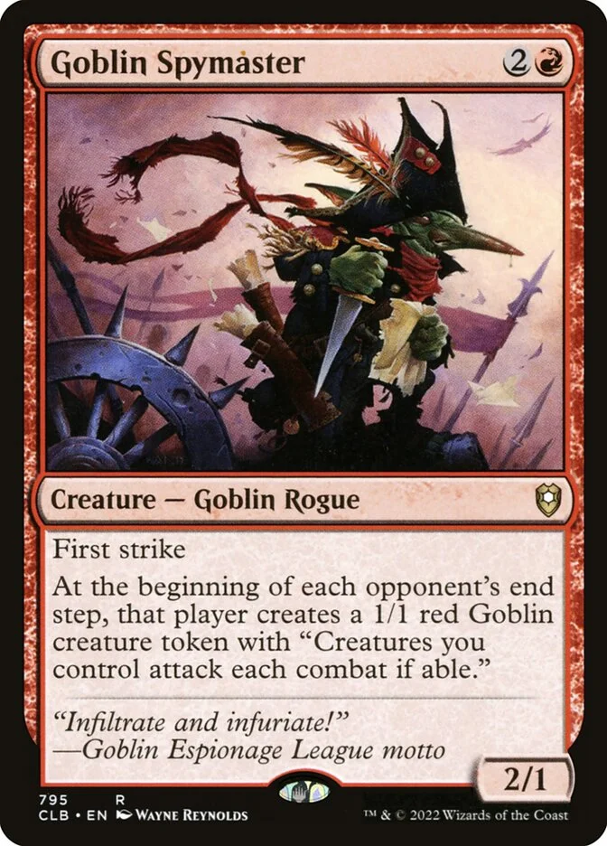 Goblin Spymaster 「CLB/795」「EN」