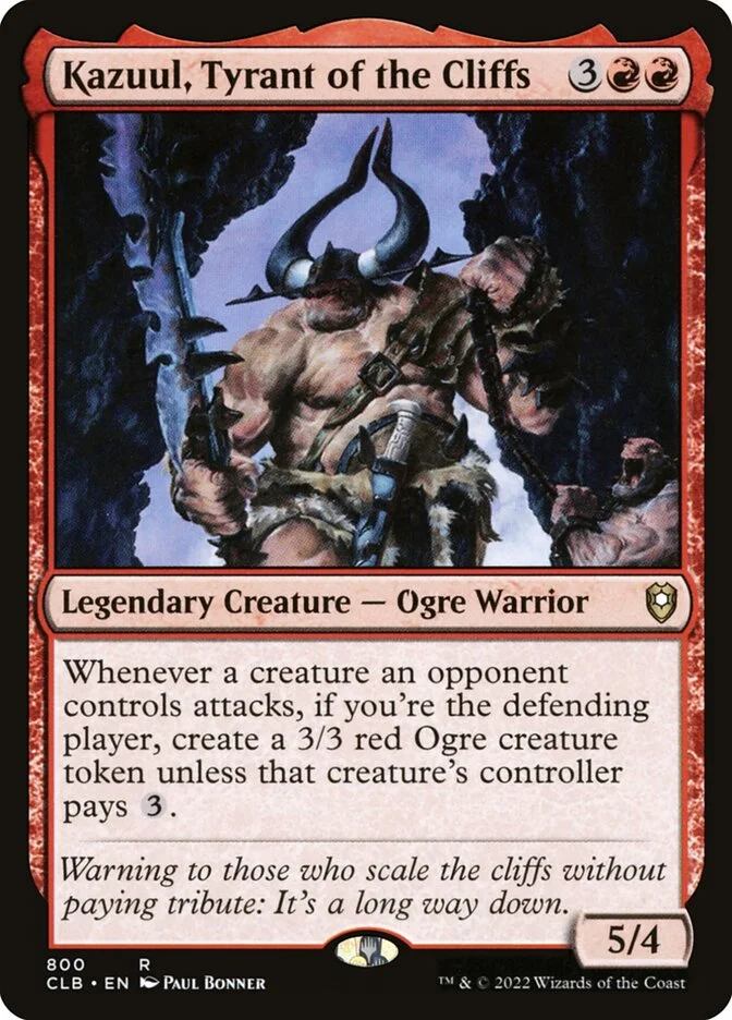 Kazuul, Tyrant of the Cliffs 「CLB/800」「EN」