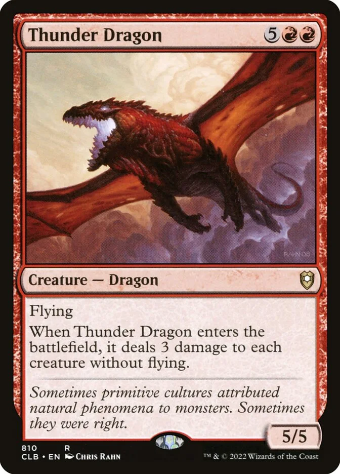 Thunder Dragon 「CLB/810」「EN」
