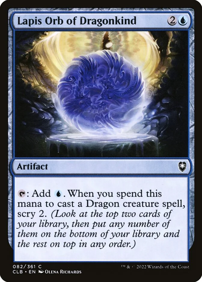 Lapis Orb of Dragonkind 「CLB/82」「EN」