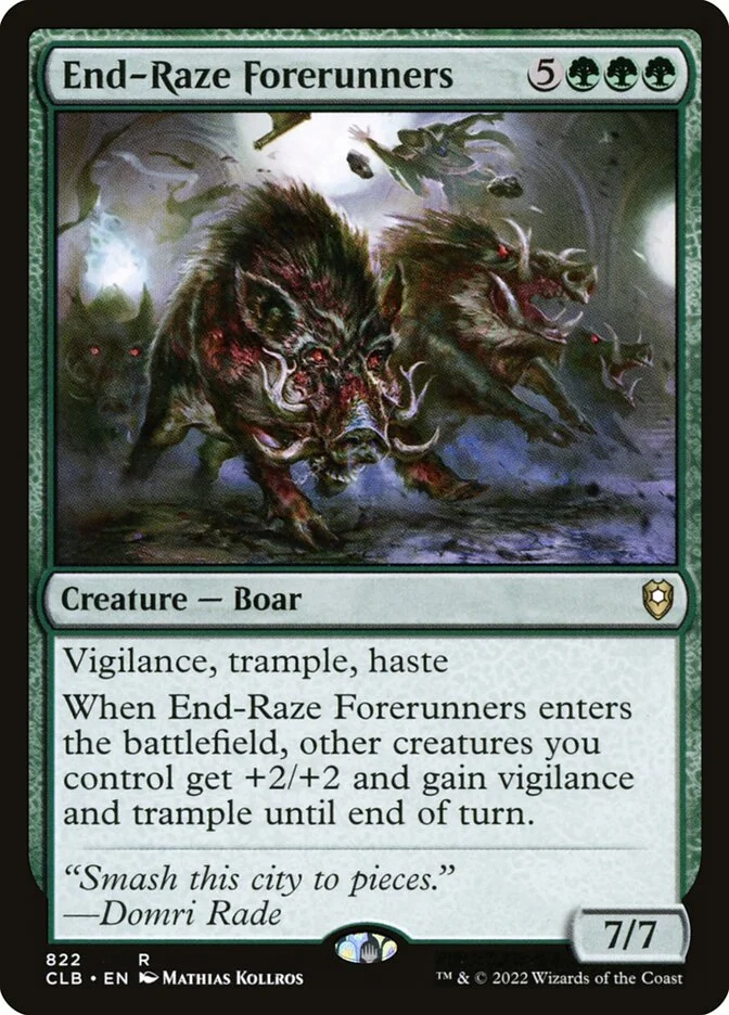 End-Raze Forerunners 「CLB/822」「EN」