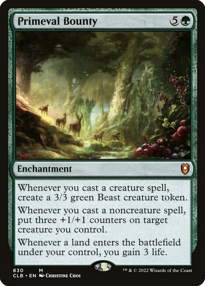 Primeval Bounty 「CLB/830」「EN」