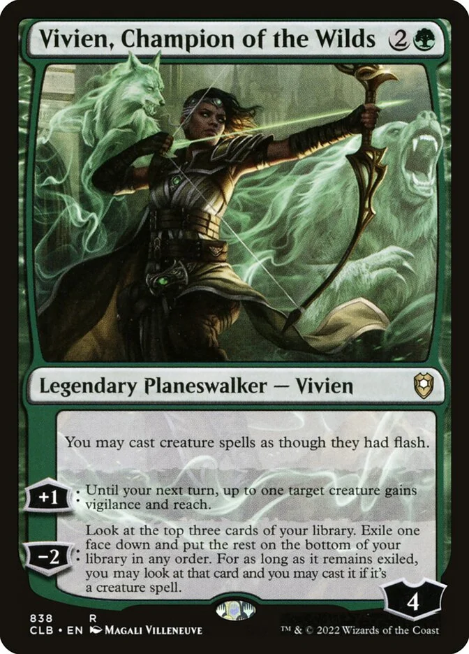 Vivien, Champion of the Wilds 「CLB/838」「EN」