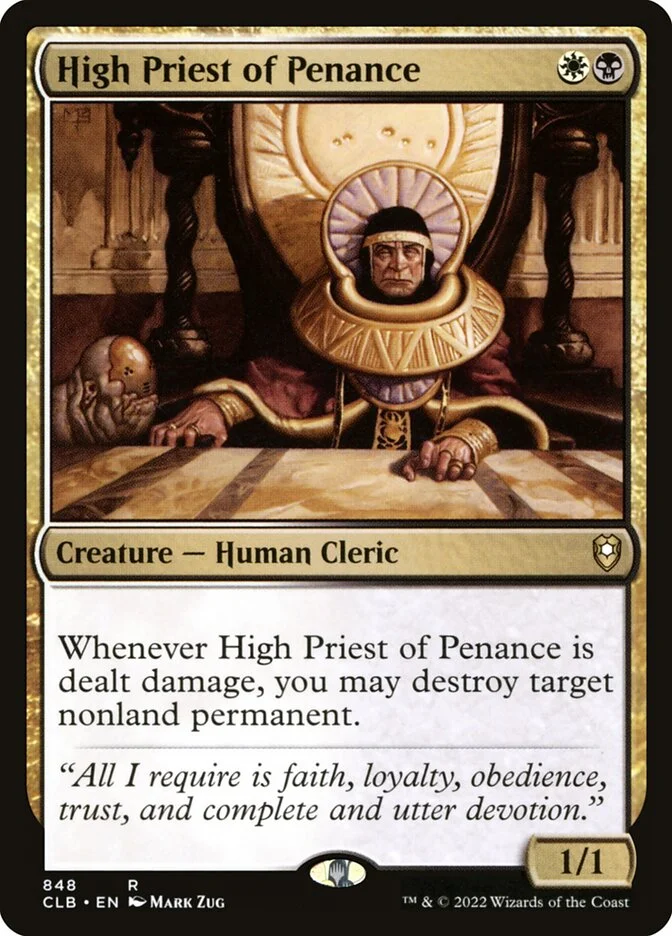 High Priest of Penance 「CLB/848」「EN」