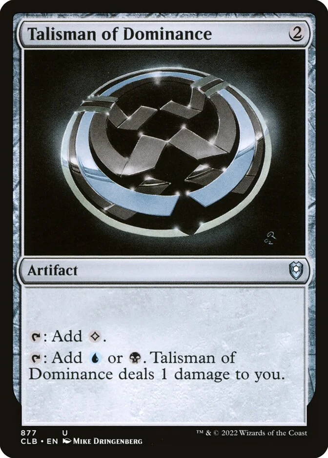 Talisman of Dominance 「CLB/877」「EN」