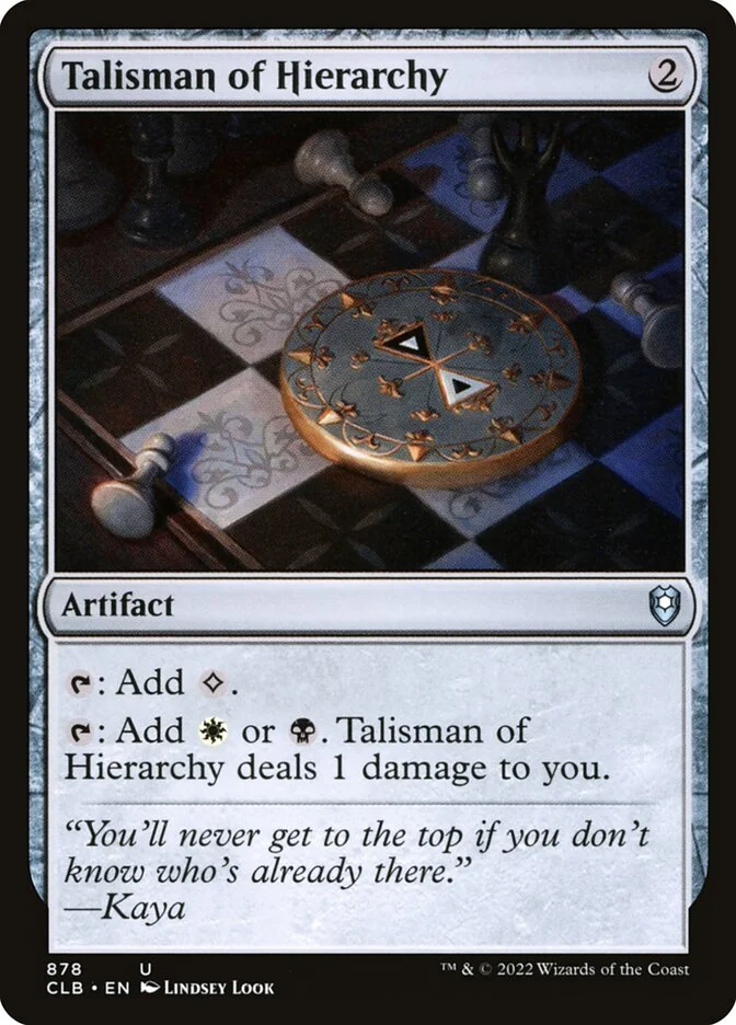 Talisman of Hierarchy 「CLB/878」「EN」