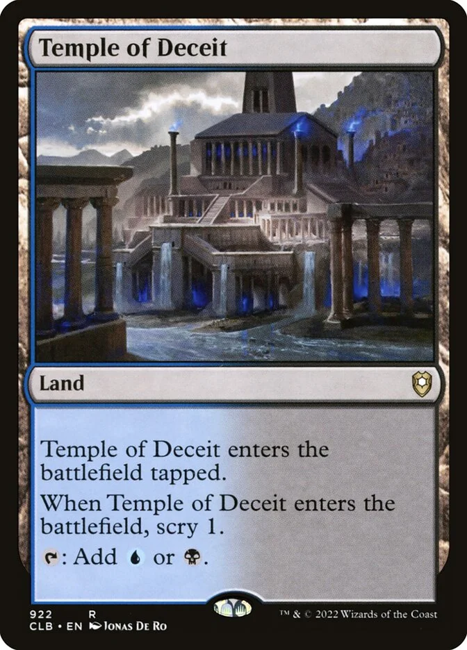 Temple of Deceit 「CLB/922」「EN」