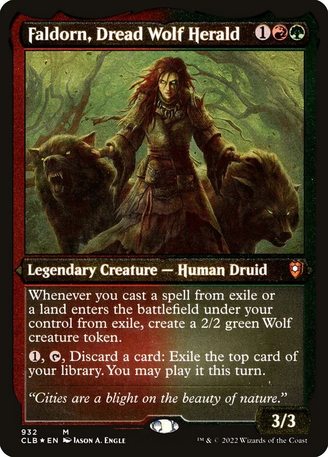 Faldorn, Dread Wolf Herald 「CLB/932」「EN」