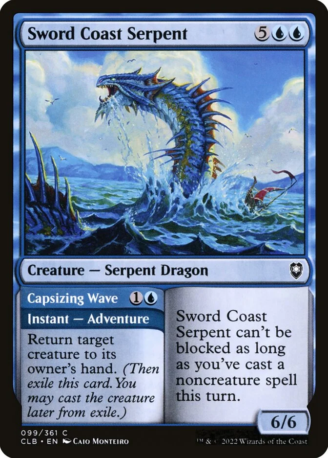 Sword Coast Serpent // Capsizing Wave 「CLB/99」「EN」