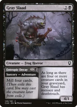 Gray Slaad // Entropic Decay #129 · Magic: The Gathering
