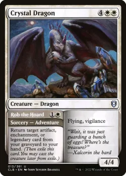 Crystal Dragon // Rob the Hoard #13 · Magic: The Gathering