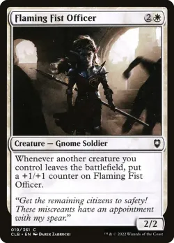 Flaming Fist Officer #19 · Magic: The Gathering