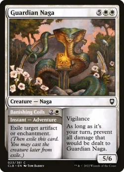 Guardian Naga // Banishing Coils #23 · Magic: The Gathering