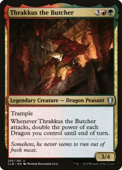Thrakkus the Butcher #295 · Magic: The Gathering